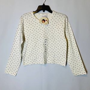 Cherokee Vintage Flower Crop Top SZ XL